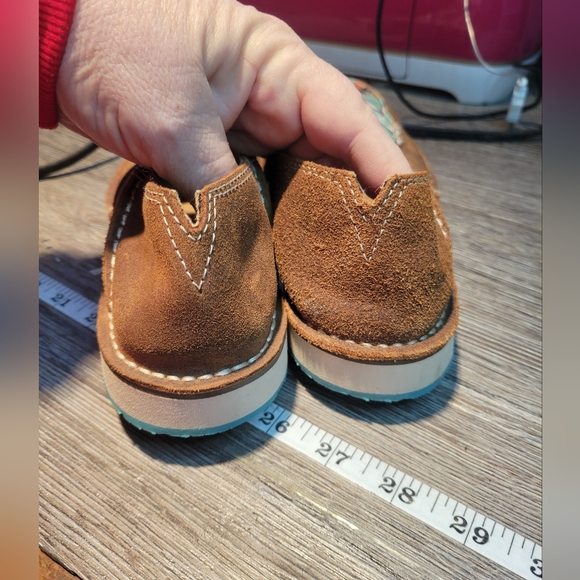 Ariat Southwest Pattern Leather Slip On Shoe Ladies Size 8 - Picture 4 of 9